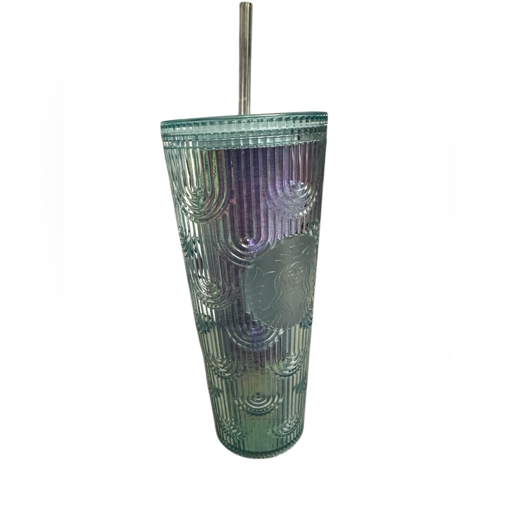 Starbucks 2022 LATAM Release Mermaid Scale Venti Tumbler NWOT